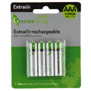 Greenerliving Extralife AAA rechargeable