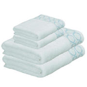 Jacquard Pair of Bath Towels & Hand