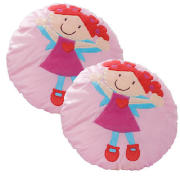 Kids Fairies Cushion Twinpack