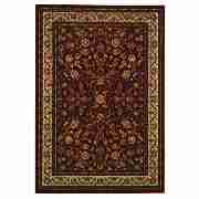 luxor borders rug 160x230cm red