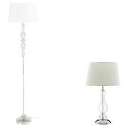 Tesco Maddox Floor and Table Lamp set