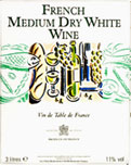 Tesco Medium Dry White Wine French (3L)