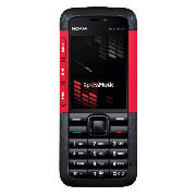 Tesco Mobile Nokia 5310 Mobile Phone Black/Red