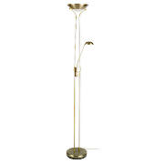 tesco Mother And Child Floor Lamp, Antique Brass