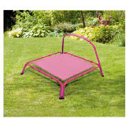 Tesco Out There Pink Junior Trampoline With Handle