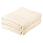 Tesco Pair Of Bath Sheets, Buttercup Yellow