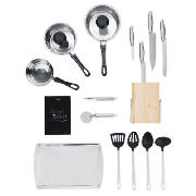 Prep and Cook 16 Piece Stainless Steel