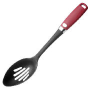 tesco Prep IT Slotted Spoon, Red