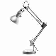 Tesco Retro Desk Lamp Silver