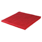 Ribbed Bath Sheet Red