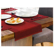 Ribbed Burgundy & Red, 6 pack of Placemat