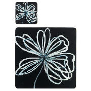Ribbon Flower Placemats & Coasters 12 pack