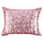 Tesco Satin Cushion, Pink
