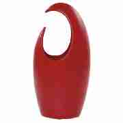 sculptured table lamp red