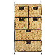 Seagrass 6 Drawer Tower