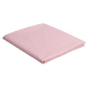 tesco Single Fitted Sheet Single, Shell Pink