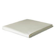 tesco Single Flat Sheet, Cream