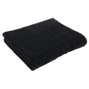 tesco Soft Bath Sheet, Black