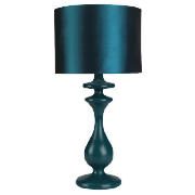 Spindle Table Lamp Teal