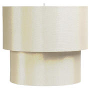 Two Tier Satin Shade, Gold