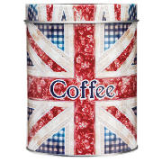 Union Jack coffee canister