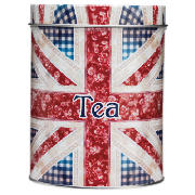 Union Jack tea canister