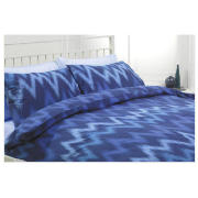 Ups and Downs Print Duvet Set Double,