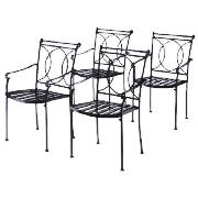 Tesco Venice Carver Chairs, Pack Of 4