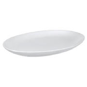tesco white porcelain steak plate, twinpack
