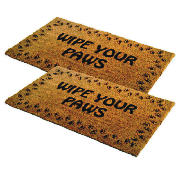 Tesco wipe your paws mat 2 pack