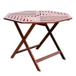 Wooden Hexagonal Table