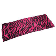 Zebra sleeping bag pink