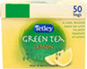 Tetley Green Tea Lemon Tea Bags (50 per pack -