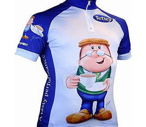Impsport Tetley Tea Thats better Thats Tetley Cycling Jersey Mens, Ladies & Childrens Sizes (Gaffer Jersey, 12 Ladies 34 Chest)