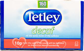 Tetley Decaffeinated Tea Bags (160)