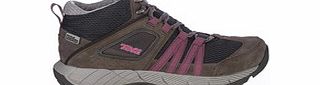 Wapta Mid WP brown and pink hiking boots