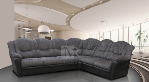 Texas 7 Seater Sofa (Fabric, chenille grey)
