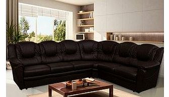 Texas 7 Seater Sofa (leather, Leather Black)