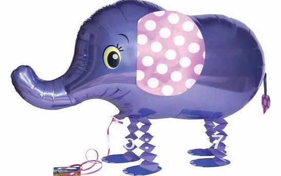 TGO Purple Elephant Animal Walking Balloon Party Foil Balloons