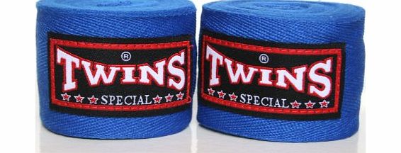 Thai Boxing Equipment Twins Special/MMA Muay Thai Boxing Hand Wraps Protectors Solid Color : Blue Free Shipping