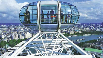 thames Lunch Cruise and London Eye for Two