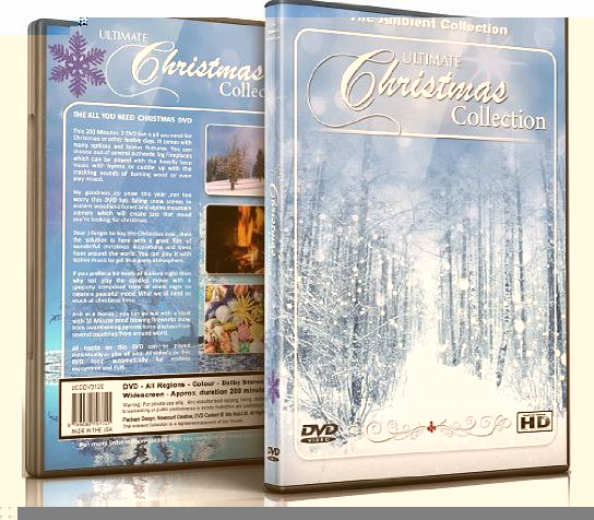 The Ambient Collection Christmas DVD - Christmas Collection Videos of Falling Snow, Christmas Lights 