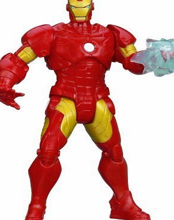 The Avengers Marvel Mighty Battlers Avengers Collectable Toy - Arc Strike Iron Man Deluxe Action Figure
