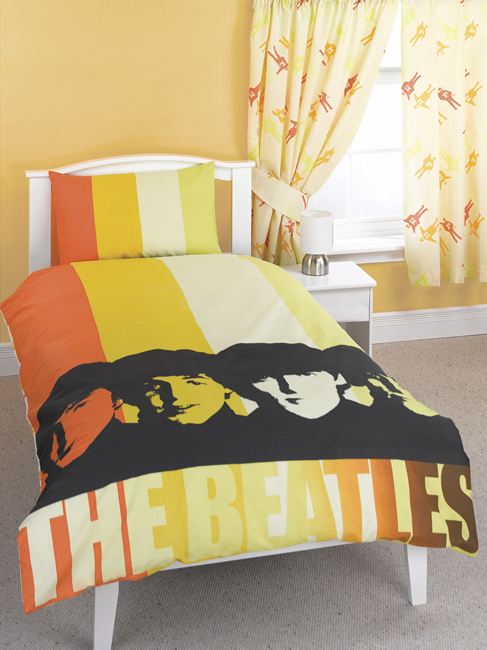 The Beatles Duvet Cover and Pillowcase Stripes Design Bedding