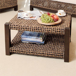 The Cain Collection Panama Cane Coffee Table