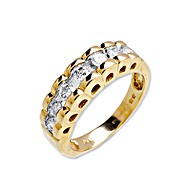 9K Gold Diamond Ring (0.50ct)