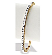 9K Gold Diamond Tennis Bracelet (5.00ct)