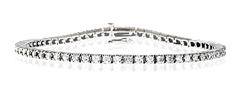 Star Buy! - H/Si Tennis Bracelet 6.00CT Diamond 18KW