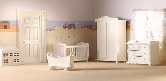 The Dolls House Emporium Traditional Nursery Set, 5 pcs