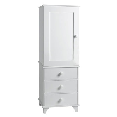 THE DORMY HOUSE Classic Single Wardrobe 3 Drawers Soft Cream One S